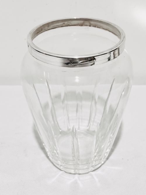 SILVER PLATED GLASS PUMP ACTION COCKTAIL MIXER C1930 - ADDITIONAL PHOTO 4