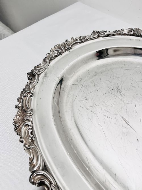 ANTIQUE OLD SHEFFIELD SILVER PLATE MEAT DOME WITH ORIGINAL FLAT C1830 - ADDITIONAL PHOTO 10