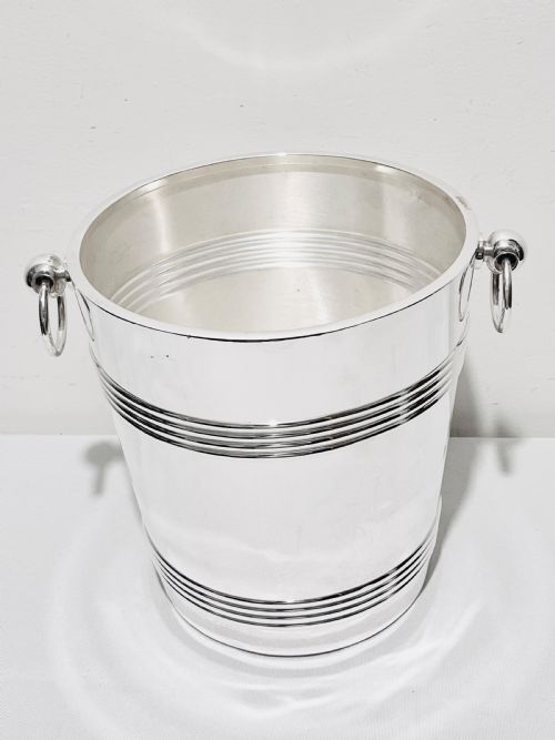 christofle silver plated champagne bucket or wine cooler c1930 - CATEGORY: ANTIQUE SILVER - DATED 1930