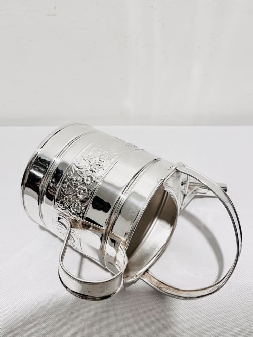 ANTIQUE SILVER PLATED INDOOR WATERING CAN C1900 - ADDITIONAL PHOTO 5