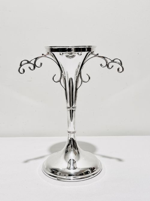 ANTIQUE SILVER PLATED EPERGNE C1900 BRITISH MADE - ADDITIONAL PHOTO 5