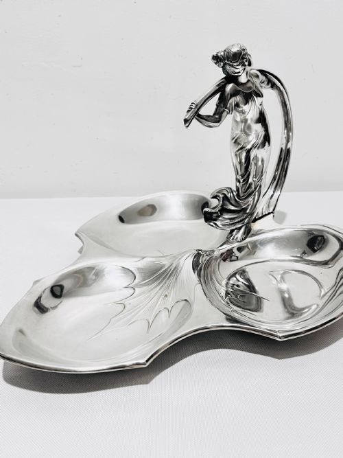 WMF SILVER PLATED 3 SECTION DISH C1906 - ADDITIONAL PHOTO 3