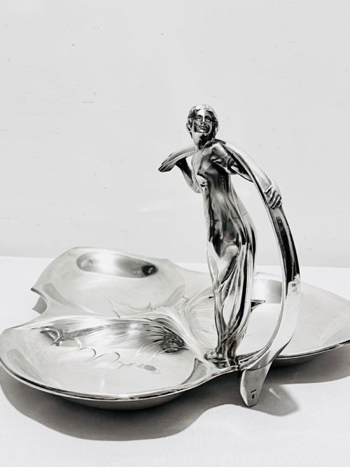 WMF SILVER PLATED 3 SECTION DISH C1906 - ADDITIONAL PHOTO 5