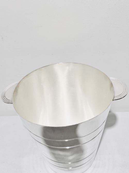ANTIQUE SILVER PLATED CHAMPAGNE BUCK OR WINE COOLER BY ELKINGTON CO C1920 - ADDITIONAL PHOTO 4