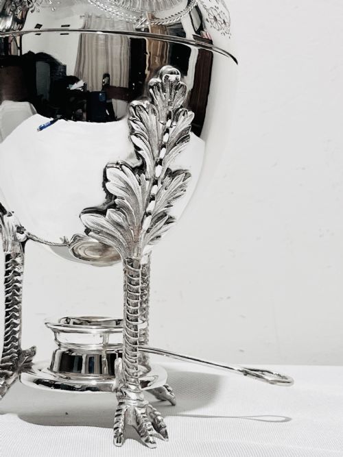 ANTIQUE SILVER PLATED EGG BOILER OR CODDLER BY MAPPIN WEBB C1880 - ADDITIONAL PHOTO 2