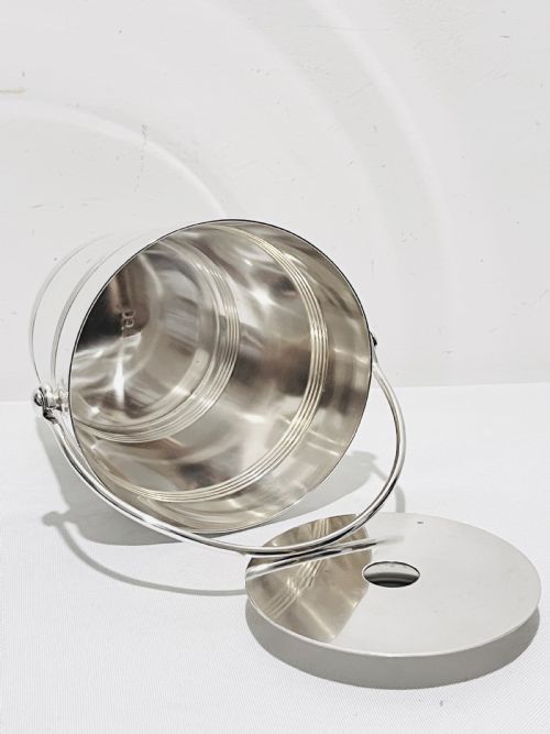 ANTIQUE SILVER PLATED CHRISTOFLE ICE PAIL - ADDITIONAL PHOTO 4
