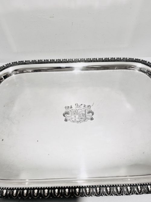 OLD SHEFFIELD PLATE TRAY C1830 - ADDITIONAL PHOTO 3