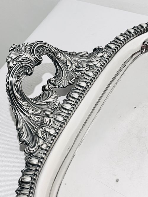 OLD SHEFFIELD PLATE TRAY C1830 - ADDITIONAL PHOTO 5