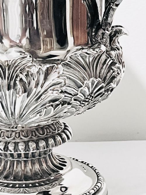 ANTIQUE OLD SHEFFIELD PLATE WINE COOLER C1830 - ADDITIONAL PHOTO 2
