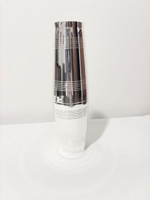 SILVER PLATED BOSTON COCKTAIL SHAKER BY GASKELL CHAMBERS C1930 - ADDITIONAL PHOTO 1