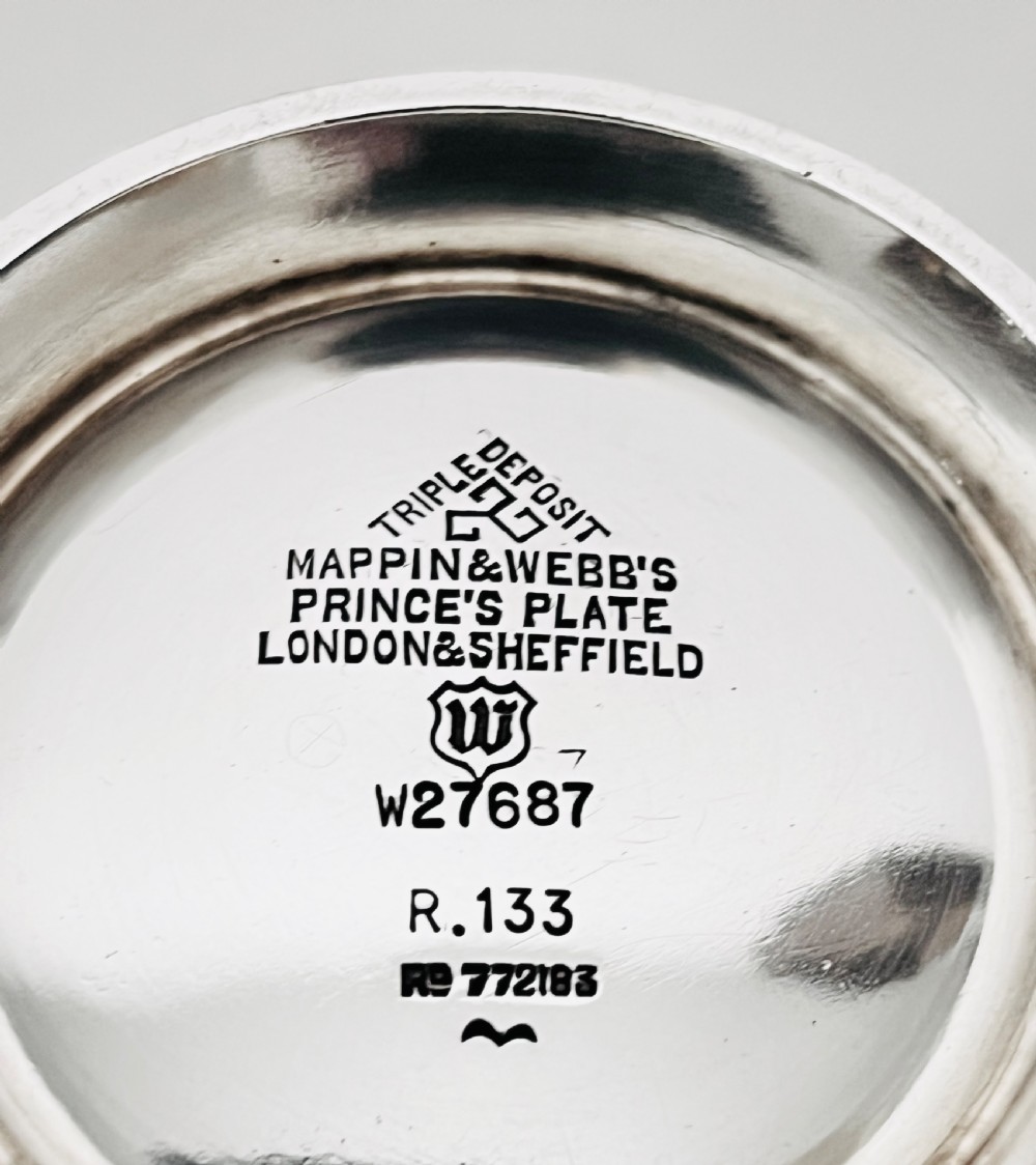 A handsome pair of tankards designed by Keith Murray for Mappin & Webb c1930 View VII