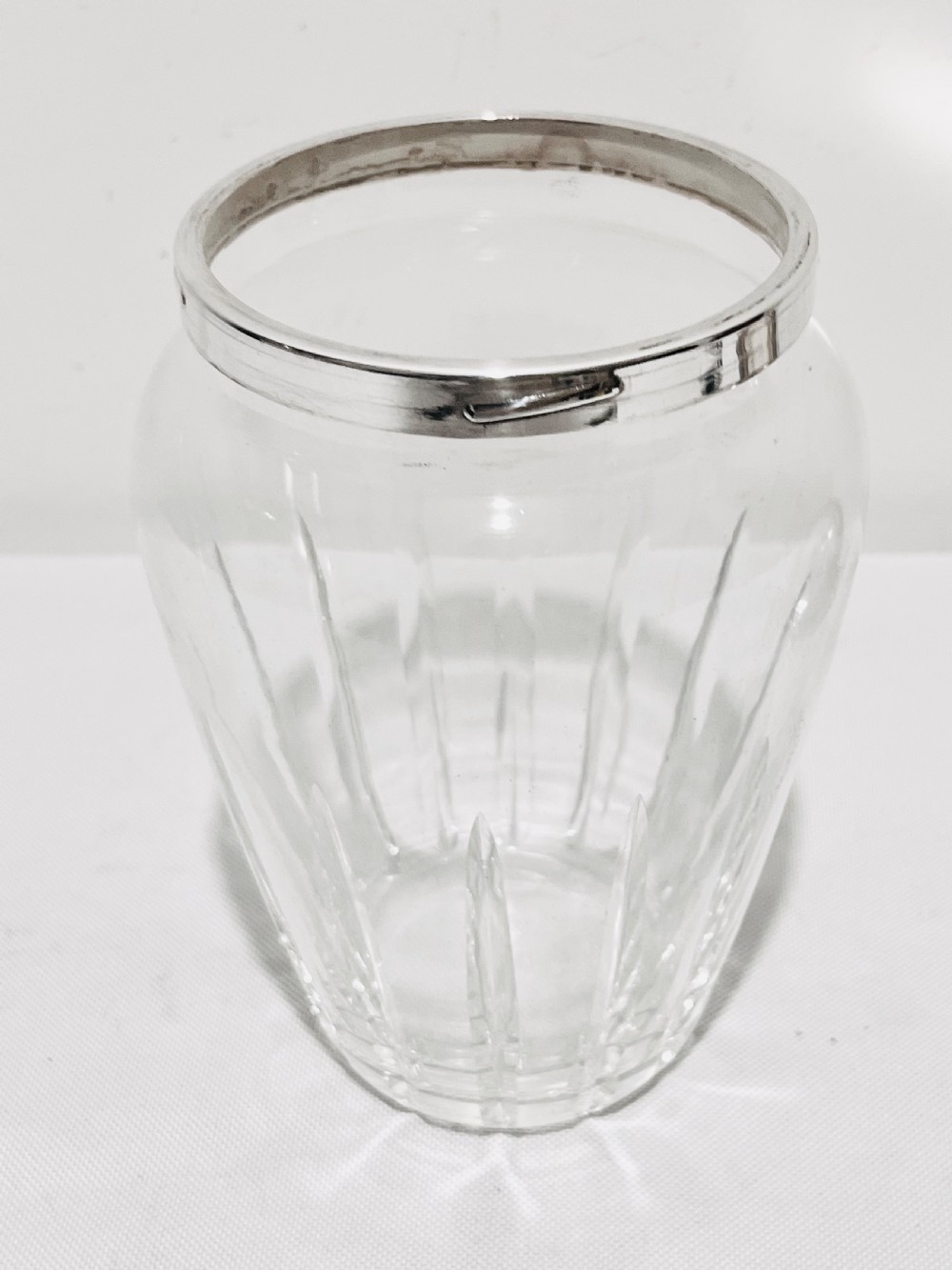 Silver plated & glass pump action cocktail mixer c1930 View V