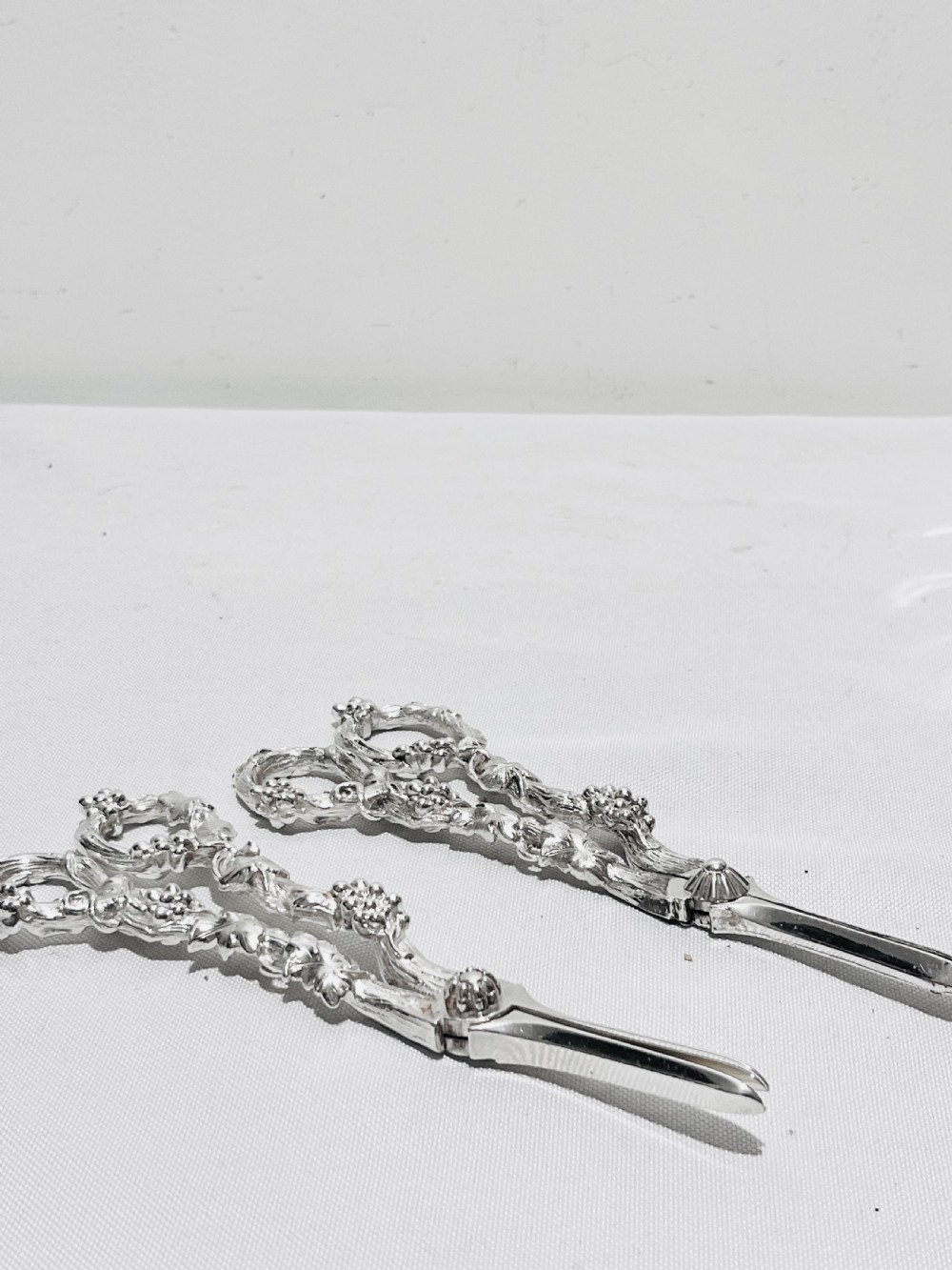 Antique silver plated grapes stand by Mappin & Webb c1880 View VI