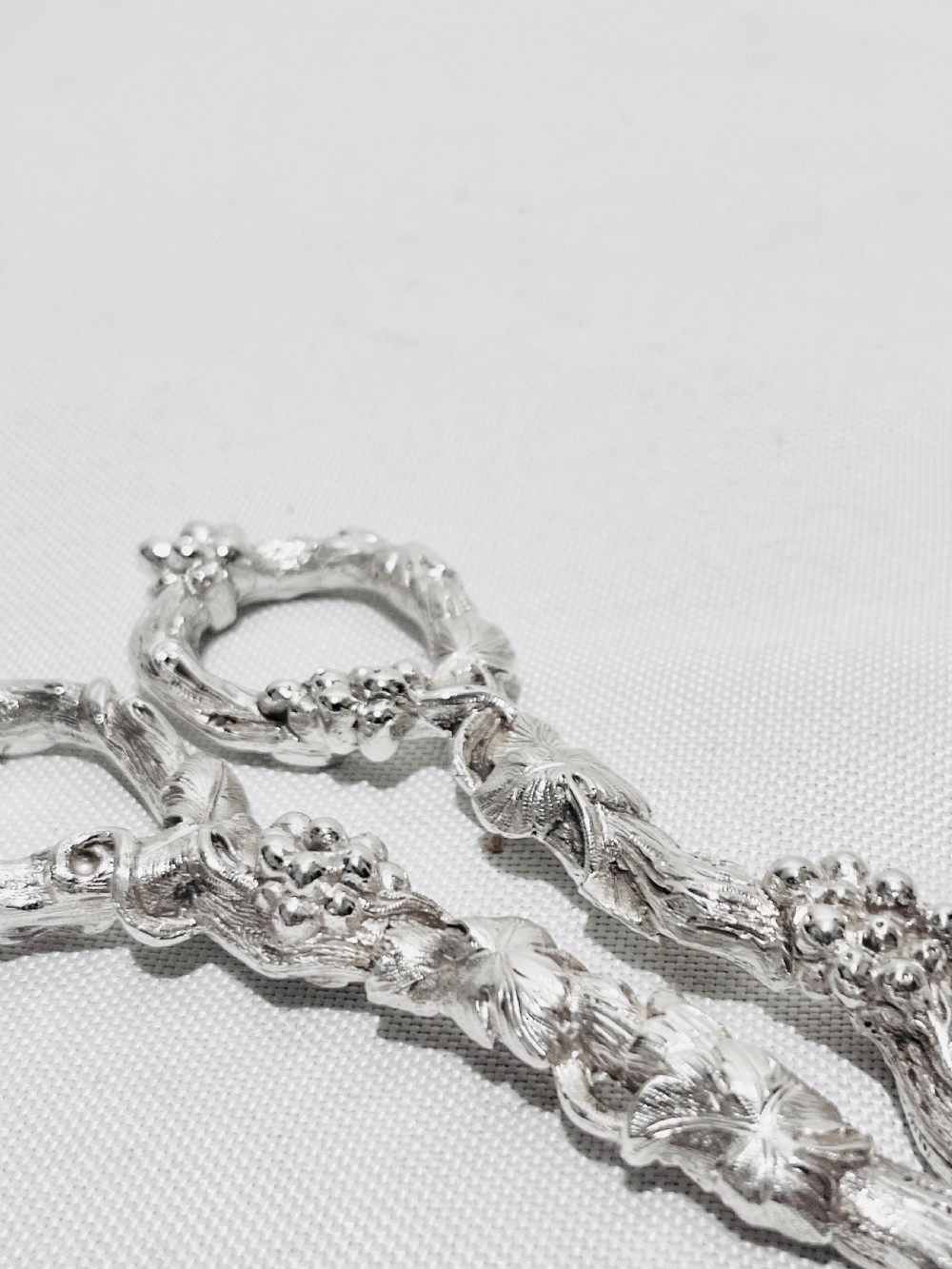 Antique silver plated grapes stand by Mappin & Webb c1880 View VII