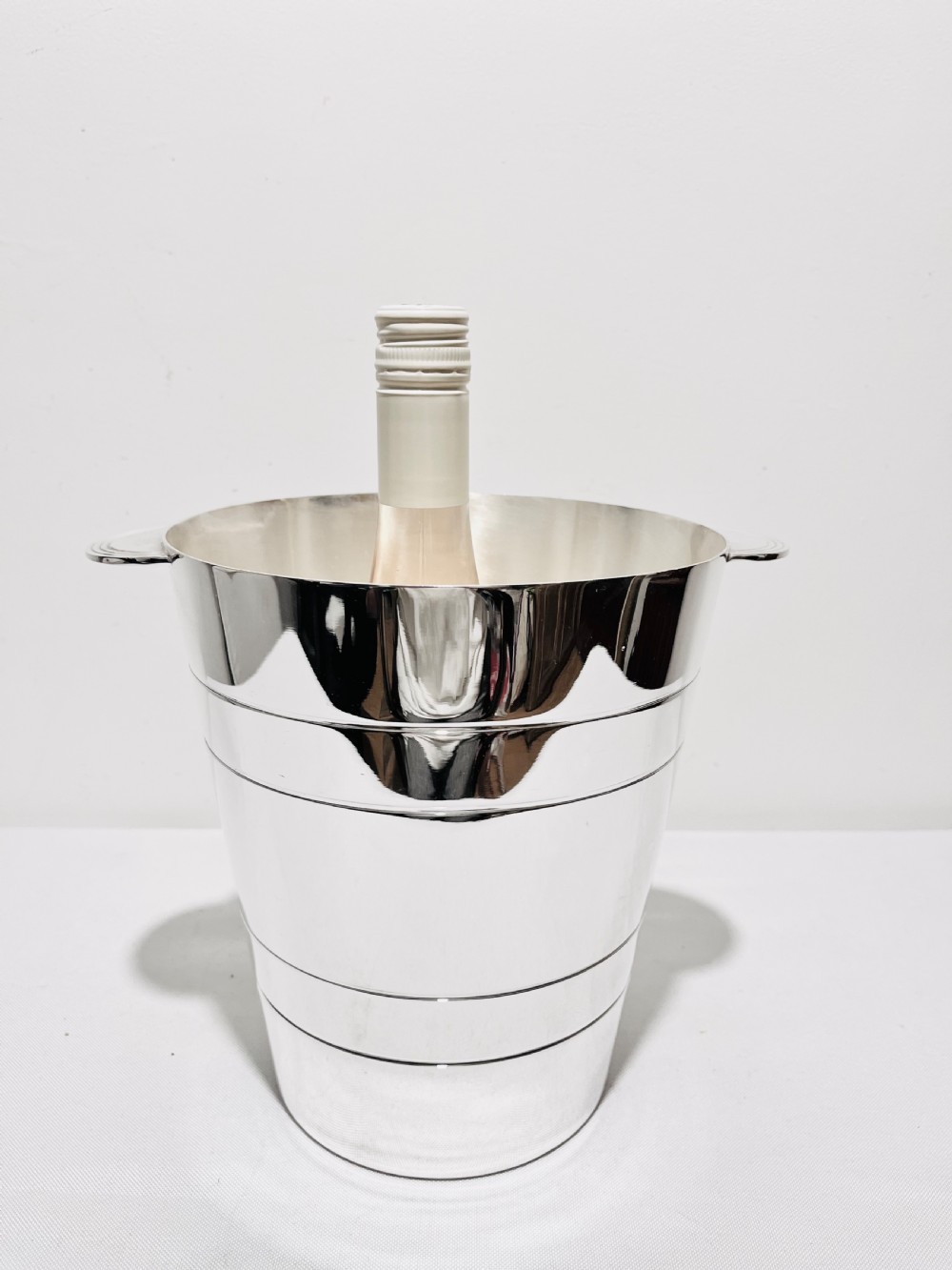 Antique silver plated champagne buck or wine cooler by Elkington & Co c1920 View VII