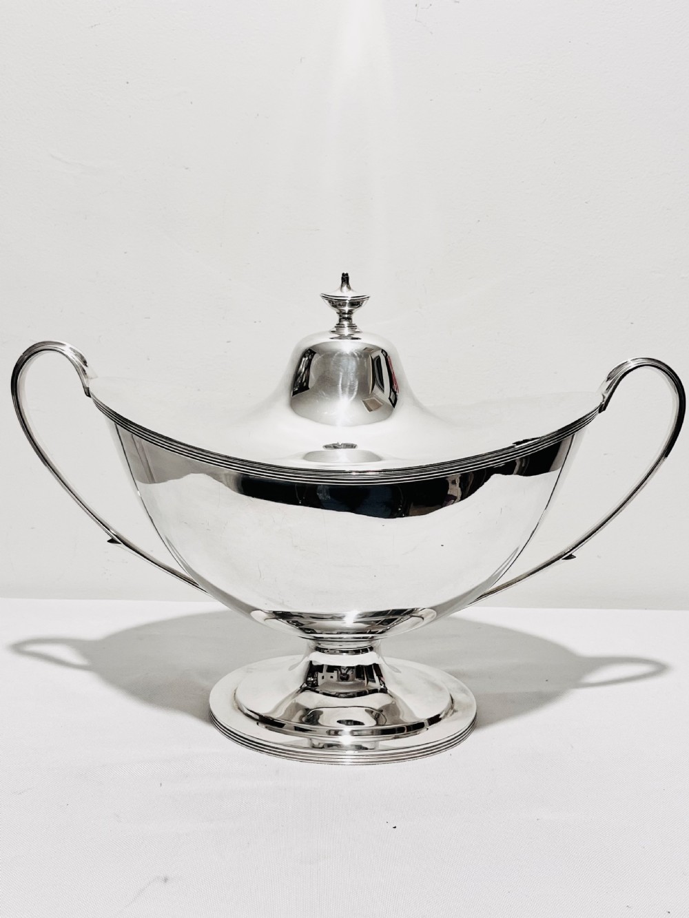 Antique silver plated soup tureen by William Hutton & Sons c1880