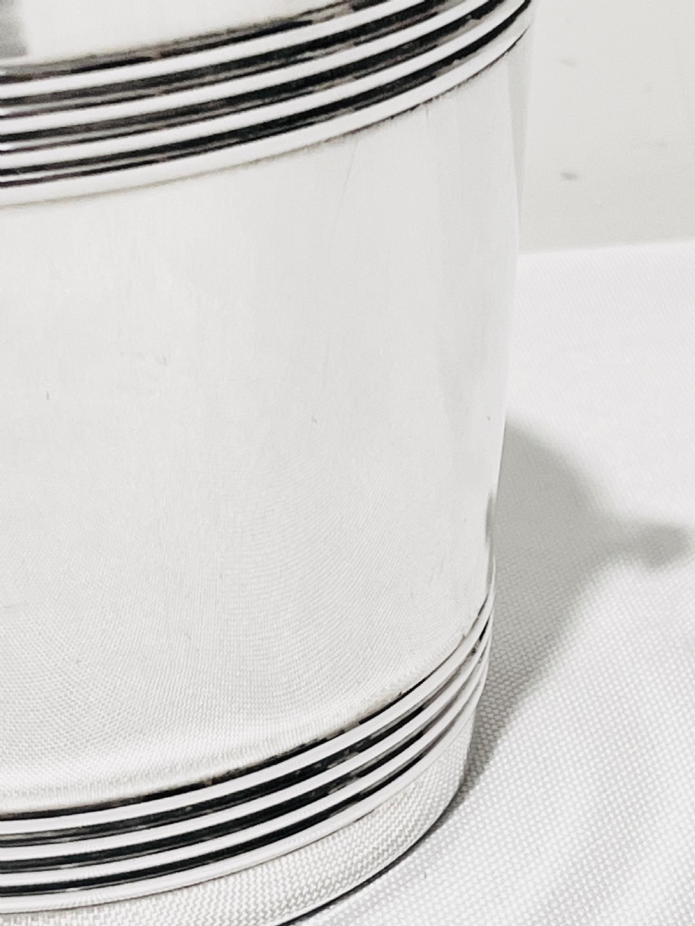 Antique silver plated  Christofle ice pail View II