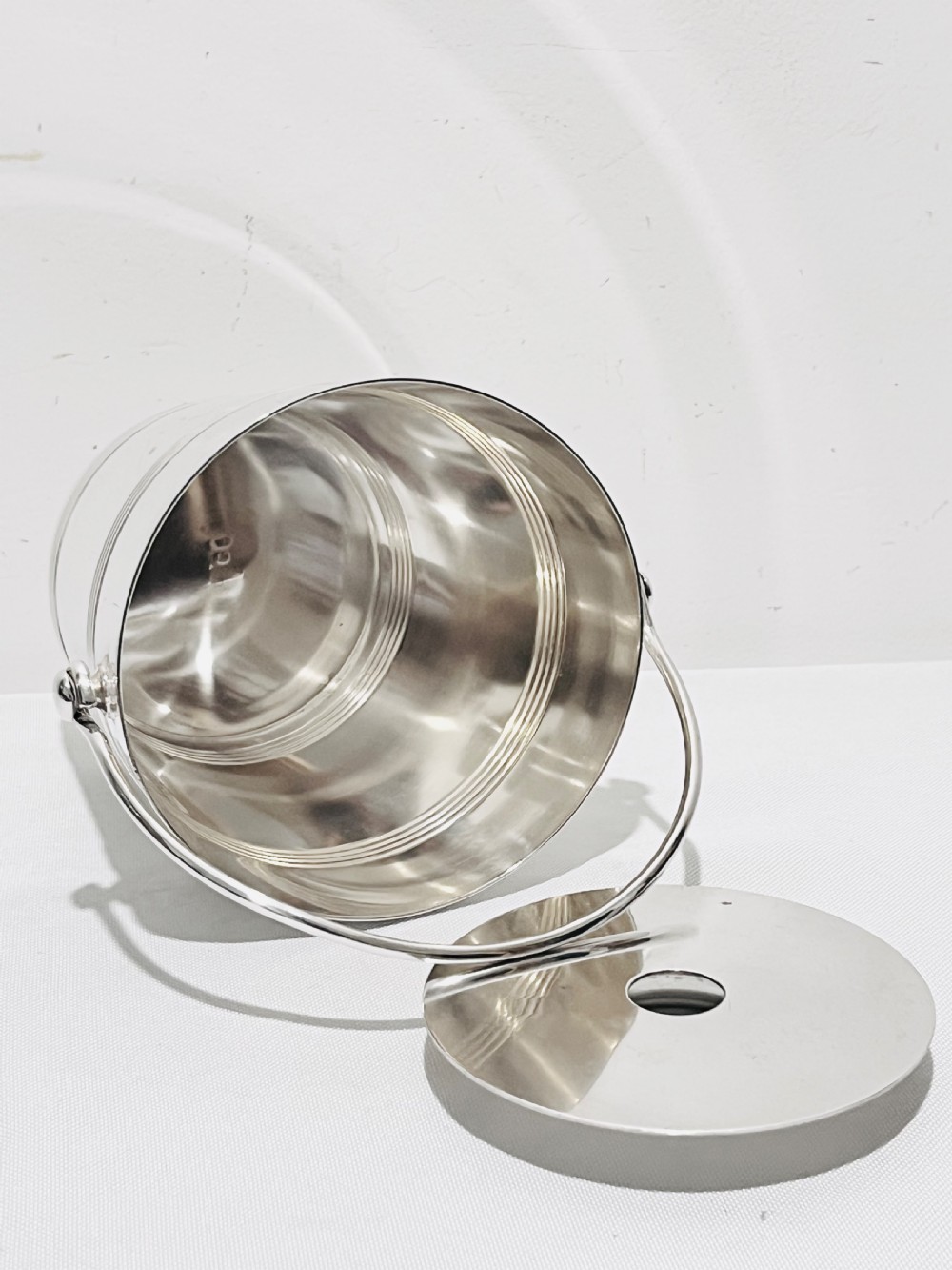 Antique silver plated  Christofle ice pail View V
