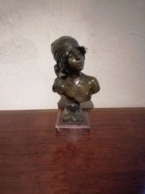 Fine 19th Century Art Nouveau Bronze by EMMANUEL VILLANIS 