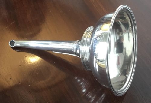 Fine GEO III Silver 3 part Wine Funnel HM London 1791