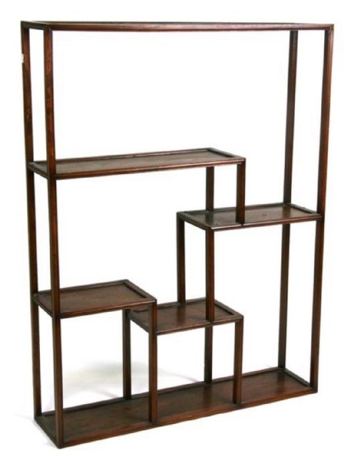 A Chinese Hardwood Multi Tier Stand