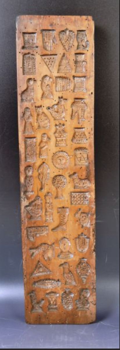 C18th Fruitwood Sweet Mould