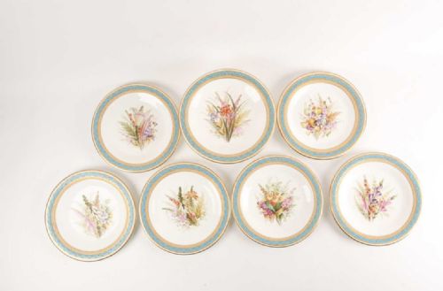 C19th Worcester Part Dessert Service