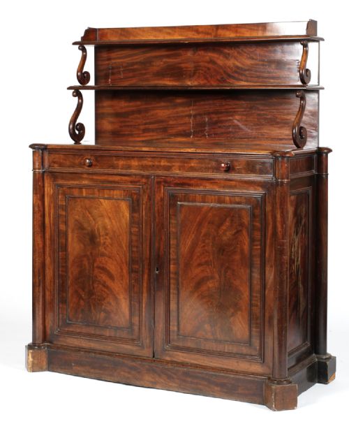 Regency Mahogany Side Cabinet