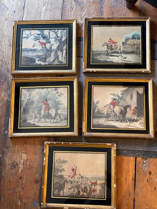 C18th Aquatints by Jukes, Francis After Charles Loraine Smith (1751-1835)