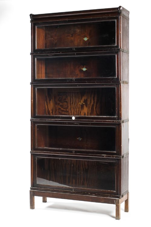 Five Stack Globe Wernicke Bookcase