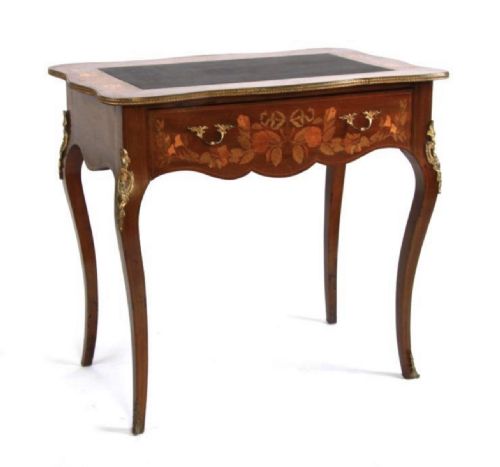 C19th French Marquetry Writing Table
