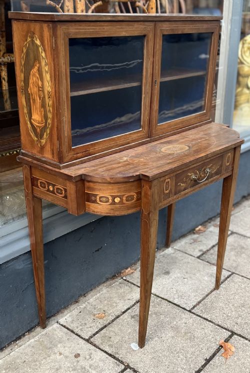 Georgian Inlaid Table Cabinet