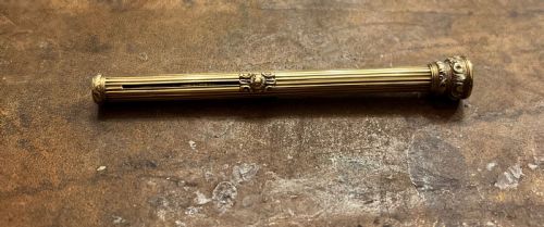 Gold Combination Propelling Pen and Pencil by S. Morden & Co