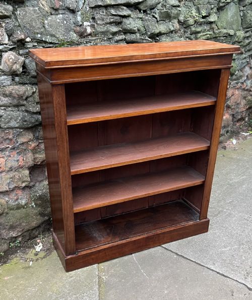 C19th Small Walnut Bookcase