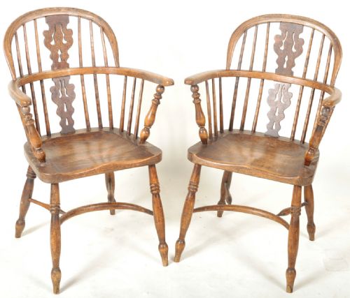 C19th Windsor Armchairs