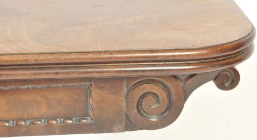 fig 1. C19th Regency Mahogany tea table