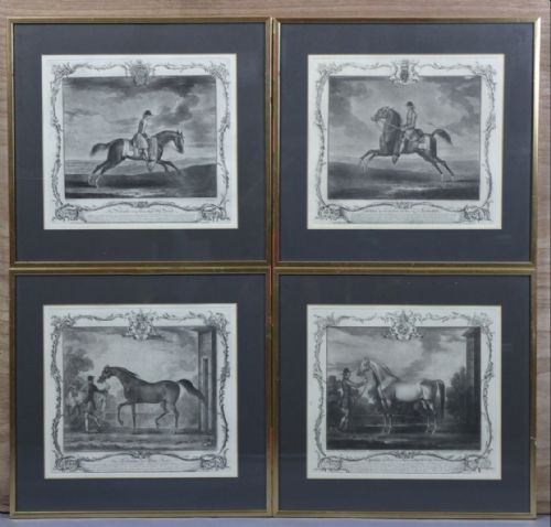 Richard Houston (1721-1775) Mezzotint Engravings of Horses