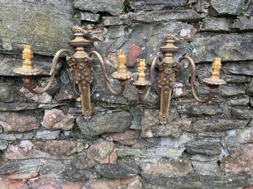 ADAMS STYLE EDWARDIAN WALL LIGHTS - ADDITIONAL PHOTO 2