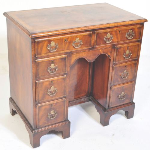 Walnut Kneehole Desk