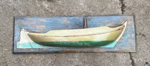 LARGE BOAT BOATBUILDERS HALF MODEL - ADDITIONAL PHOTO 1