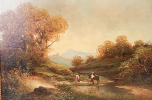 fig 1. Pair of oil paintings by PÉTER NÉGYESI (b 1920)