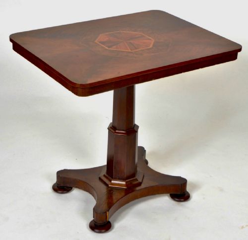 C19TH INLAID TOP OCCASIONAL OR SIDE TABLE - ADDITIONAL PHOTO 1