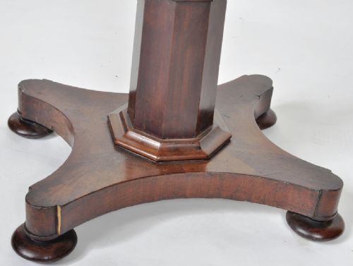 C19TH INLAID TOP OCCASIONAL OR SIDE TABLE - ADDITIONAL PHOTO 2