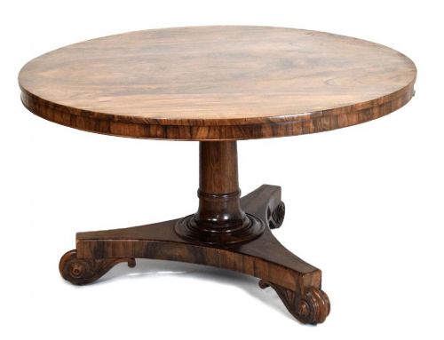 Regency Rosewood Circular Dining Table