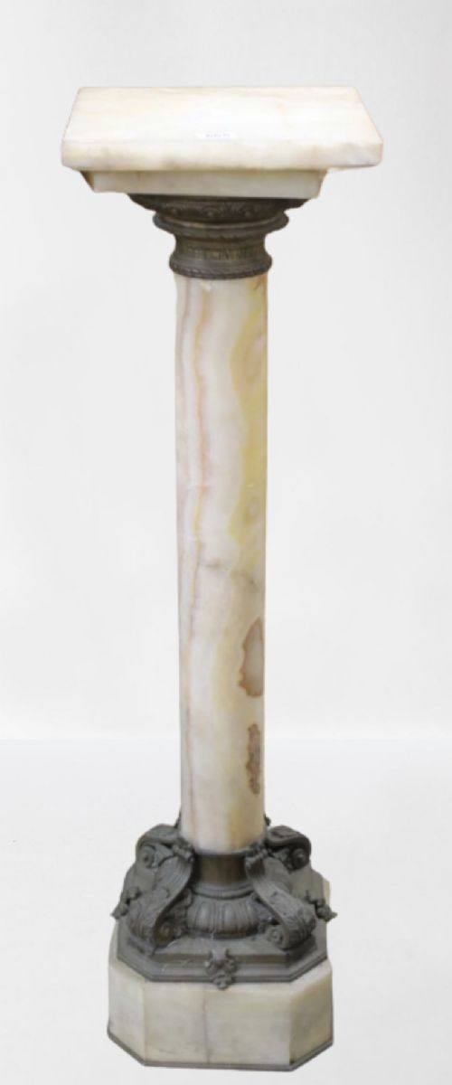 C18th Marble and Ormolu Mounted Column