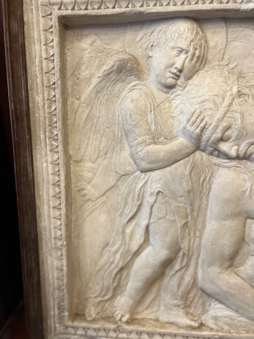 C19TH PLASTER COPY OF THE DEAD CHRIST TENDED BY ANGELS BY DONATELLO C13861466 - ADDITIONAL PHOTO 4