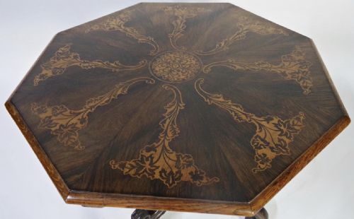 C19TH INLAID ITALIAN TABLE - ADDITIONAL PHOTO 1