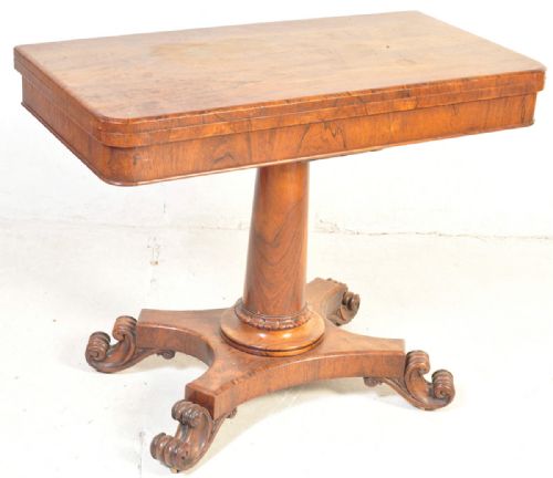 Regency Rosewood Card Table