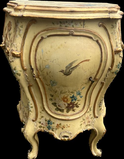 C19th Venetian Painted Small Cabinet