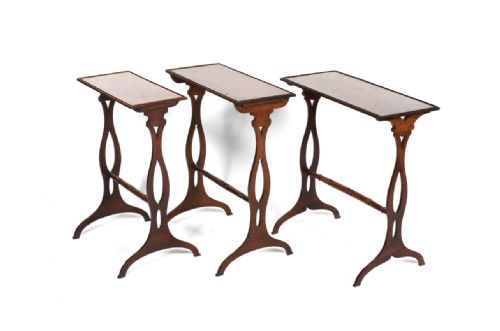 Set of 3 Georgian Mahogany Side Tables